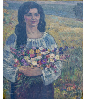 Costache Agafiței - Portrait of a woman