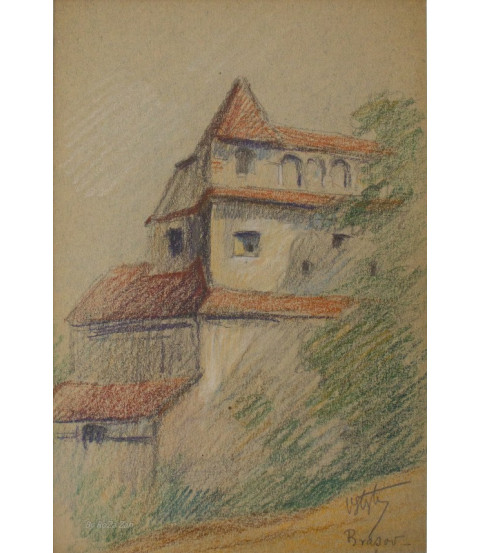 Victor Ștefănescu  - Peisaj din Brașov 2