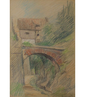 Victor Ștefănescu - Peisaj din Brașov 3 Victor Ștefănescu - Peisaj din Brașov 3