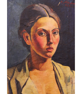 Petre Abrudan (1907–1979) - Portrait of a young girl